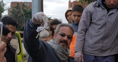 صور.. العثور على أعمال سحر وسرنجات ماكس فى حملة تنظيف مقابر المنوفية 