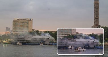 صور.. الحماية المدنية تنقذ مركب الزمالك من الحريق.. 3 سيارات إطفاء تحاصر النيران.. ومدير التشغيل: ماس كهربائى وراء الحادث ولا خسائر بشرية.. ويؤكد: نستقبل الضيوف حاليا ونواصل الاستعداد لـ"رأس السنة"