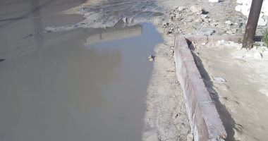 قارئ يشكو تراكم مياة الأمطار بمنطقة أم زغيو بالإسكندرية
