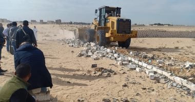 تنفيذ حملة إزالات بنطاق مركز بئر العبد بشمال سيناء