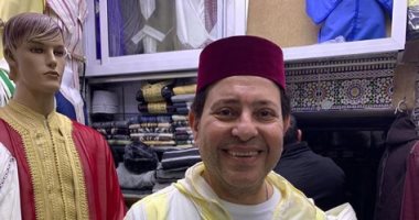 شاهد.. إطلالة هانى شاكر بالقفطان المغربى
