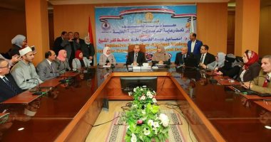 محافظ كفر الشيخ يشهد إحتفالية ختام حملة الـ "16 يوم" لمناهضة العنف ضد المرأة