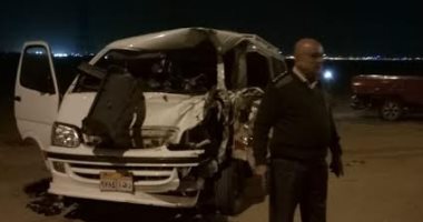 مصرع شخص وإصابة 5 فى تصادم 3 سيارات بالعاشر من رمضان