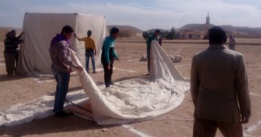 صور.. "رياضة الأقصر" تشارك فى معسكر الإيواء التدريبى لمنكوبى السيول