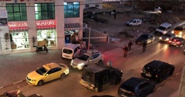 قوات الاحتلال الإسرائيلى تقتحم مدينة رام الله فى الضفة الغربية