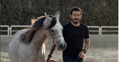 مصطفى شعبان يعبر عن حبه للخيل ببيت شعر لأبى الطيب المتنبى.. اعرف التفاصيل