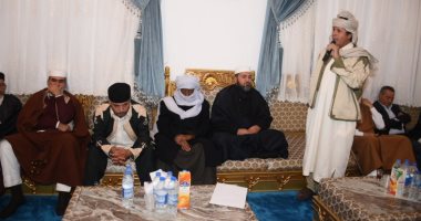 صور..قذاف الدم يبحث مع وفد القبائل الليبية فى مطروح الاعداد للمؤتمر الجامع