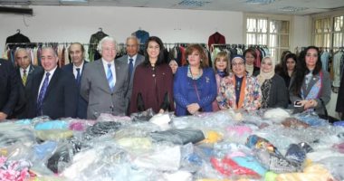 ماريان عازر: معرض الملابس بجامعة القاهرة نموذج للتكافل يحتذى به   