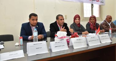 صور.. وفد من البنك الإفريقى يعقد أول لقاء جماهيرى بإسنا لإستعراض مشروع الصرف