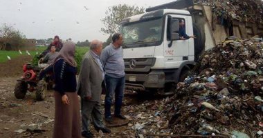 رفع 100طن قمامة ونواتج تطهير فى حملة مكبرة بالمنوفية 