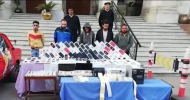 فيديو.. ضبط عصابة تسرق الهواتف المحمولة وتبيعها على مواقع التواصل