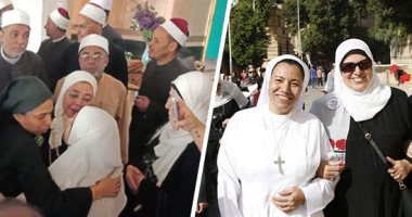 "اجتمعا على التعايش وخدمة الوطن" قوافل الواعظات والراهبات تنطلق من المنيا.. الأوقاف: دعما للدولة الوطنية كأحد كليات الشريعة ولنزع حواضن الإرهاب..مقر إقامة موحد يجمع فريق العمل وجروب واتس آب لتبادل الخبرات بينهن