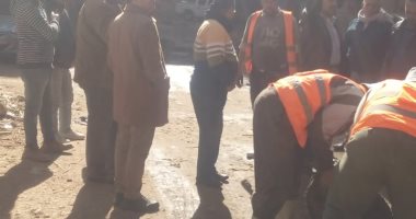 استجابة لـ "صحافة المواطن".. شركه الجيزة تطهير الشبكات بتقسيم أباظه المريوطيه