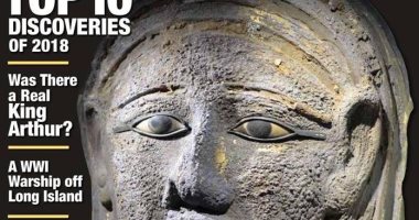 قناع سقارة المذهب ضمن أفضل 10 اكتشافات أثرية لعام 2018 فى تصنيف مجلة أمريكية