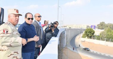 السيسى يتفقد مشروعات العاصمة الإدارية  ومسجد الفتاح العليم وكاتدرائية ميلاد المسيح والمدينة الرياضية