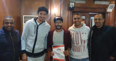 صورة .. المقاولون يضم علاء سلامة لاعب المريخ البورسعيدي