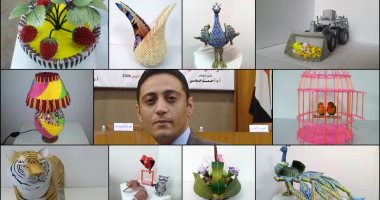 الورق فى إيده ديكور.. "ياسر" من هندسة الاتصالات للأورجامى