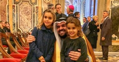 شاهد حسين الجسمى فى جوله بالفاتيكان قبل حفله الخيرى غدا.. صور