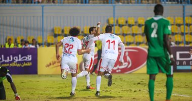 فيديو وصور .. مصطفى فتحى يضيف الهدف الرابع للزمالك في شباك القطن