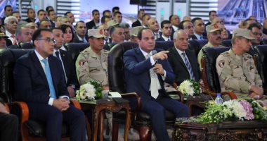 صور.. السيسي: 25% من المصريين وزنهم طبيعى والباقى فوق الوزن وعنده سمنة