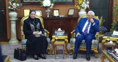 محافظ الدقهلية يستقبل رئيس تنفيذى بجهاز المشروعات لدعم شباب المحافظة