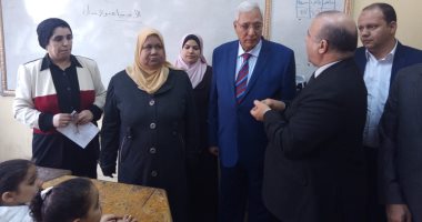 محافظ الدقهلية يطلق إشارة البدء لمبادرة 100 مليون صحة لتلاميذ مدارس الدقهلية 
