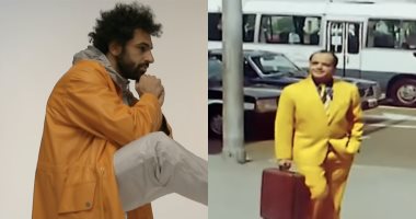 هنيدى بيألش على محمد صلاح: "بدلة خلف الدهشورى عملوا منها جواكت".. صور