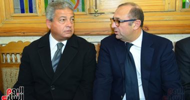 صور.. وزراء سابقون يقدمون واجب العزاء لأسرة الراحل إبراهيم سعدة 