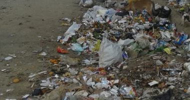 قارئ يشكو من انتشار القمامة فى ميدان النعام بعين شمس.. صور