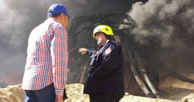 صور.. رجال الحماية ينجحون فى إخماد حريق موقع بترول بسيناء فى زمن قياسى