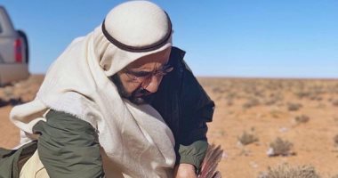 "قناص محترف".. قصة مشاركة محمد بن راشد فى رحلة صيد بالجزائر × 7 صور 