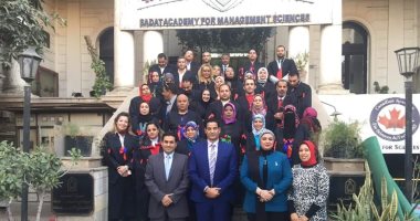 سولاف درويش تتحدث عن بناء الإنسان المصرى بدورة تدريبية للعاملين بالجهاز الإدارى