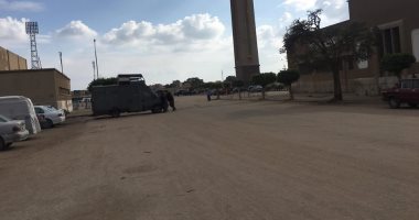 شاهد.. تشديدات أمنية بمحيط استاد غزل المحلة قبل مباراة الديربى