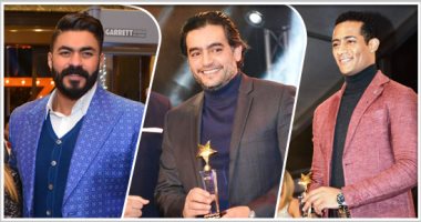 صور.. تكريم محمد رمضان ومصطفى شعبان وهانى سلامة وخالد سليم عن دراما 2018