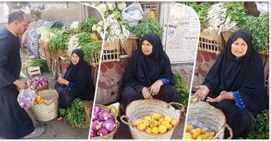 صور.. قصة كفاح سيدة تتحدى الزمن.. آمنة 67 عامًا تبيع الخضروات والفاكهة لعلاج زوجها المريض وتوفير حياة كريمة لـ6 بنات و5 أحفاد تركهم لها ابنها الوحيد بعد وفاته.. وتتمنى تجهيز الفتيات