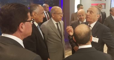 صور.. طارق عامر يشارك فى افتتاح المقر الرئيسى لبنك ABC مصر