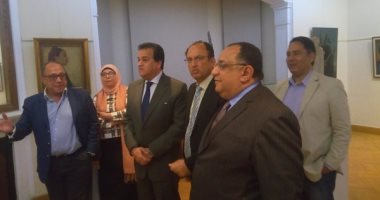 افتتاح معرض أساتذة فنون جميلة الزمالك برعاية وزير التعليم العالى 23 ديسمبر