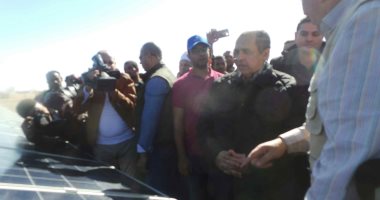 وزير الزراعة يفتتح محطة الطاقة الشمسية بكلابشة الجديدة فى أسوان.. صور