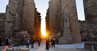 صورة اليوم.. فى أرض الحضارة.. شمس الأحلام لا تغيب