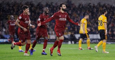وولفرهامبتون ضد ليفربول.. الريدز يضرب بهدف محمد صلاح فى الشوط الأول 