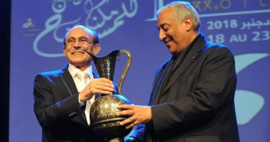 صور.. تكريم الفنان محمد صبحى فى مهرجان مكناس المسرحى بالمغرب