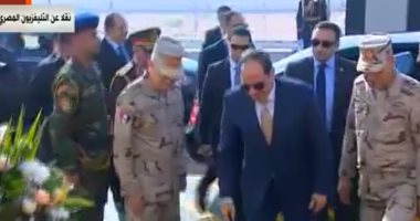 الرئيس السيسى يصل مقر افتتاح المشروع القومى للصوب الزراعية