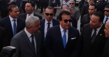 وزير التعليم العالى يصل المنوفية لحضور احتفال الجامعة بعيدها الـ 42
