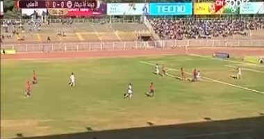 جيما الإثيوبي يتقدم على الأهلي بهدف فى الشوط الاول 