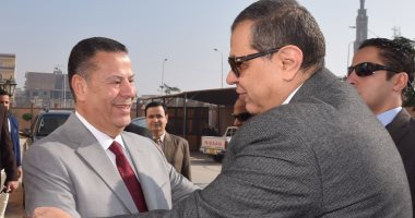 محافظ بنى سويف يستقبل وزير القوى العاملة فى مستهل جولته للمحافظة