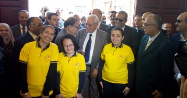 محافظ الدقهلية يفتتح معرض الجمعيات الداعمه لمتحدى الاعاقه 