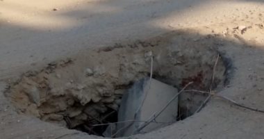  بالوعات بدون أغطية بشارع نبيل مغاورى فى بشتيل تهدد حياة المواطنين