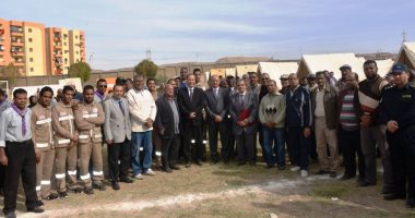 محافظة أسوان تنفذ سيناريو لتصادم أتوبيس بقطار للتدريب على مواجهة الكوارث 