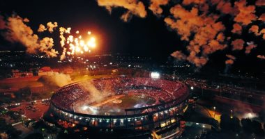 شاهد.. احتفالات أسطورية بنجوم ريفربلايت بعد التتويج بكأس ليبرتادورس