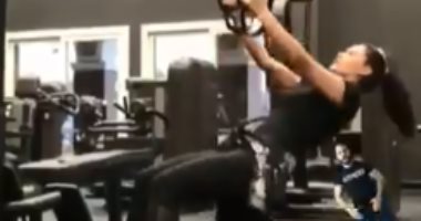 رشا مهدى تمارس الرياضة.. وصلاح عبد الله يمازحها: خفى علينا العضمة كبرت